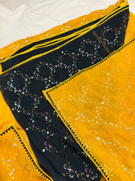 ORGANZA SAREE -(SG70)