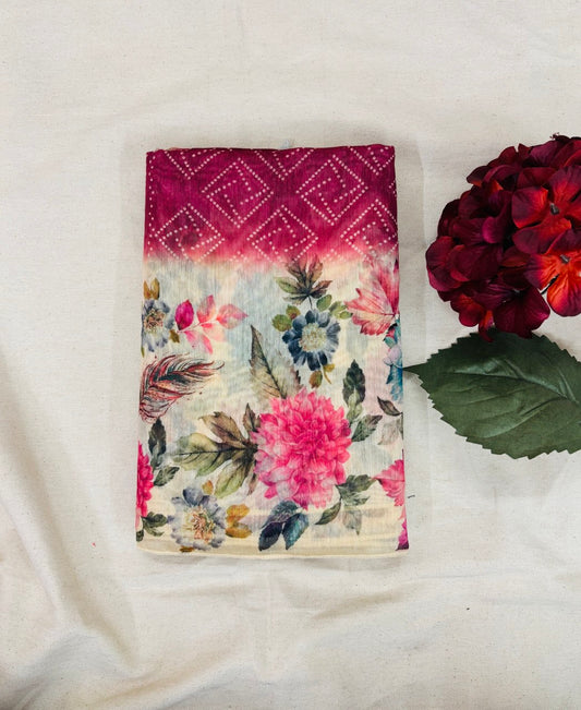 SEMI SILK SAREE -(WS09)