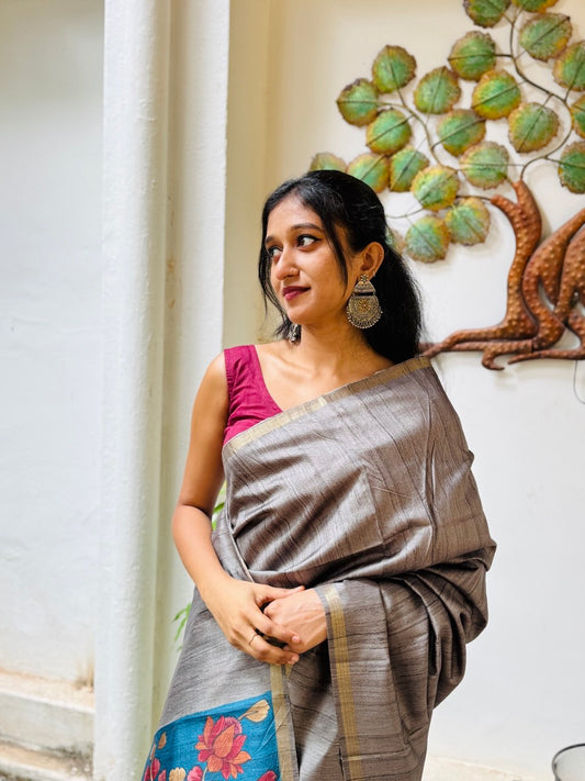 SEMI SILK SAREE -(WS34)