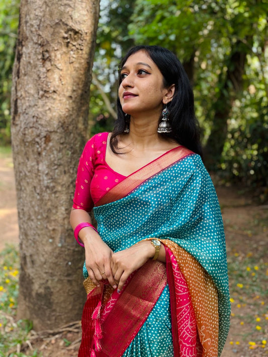 BANARASI SILK SAREE -(WS75)