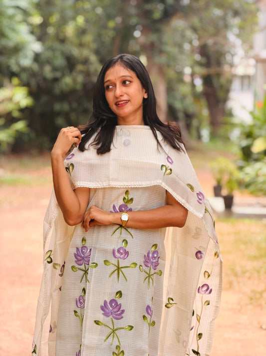 UNSTITCHED SALWAR SET -(WS114)