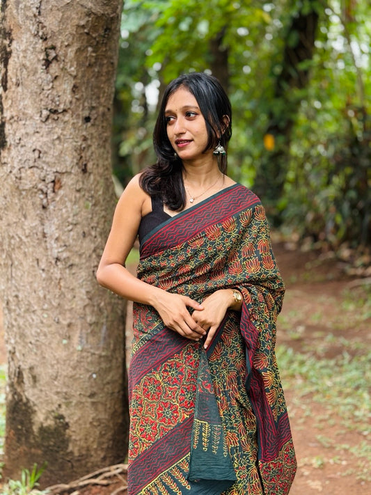 COTTON SAREE -(WS124)