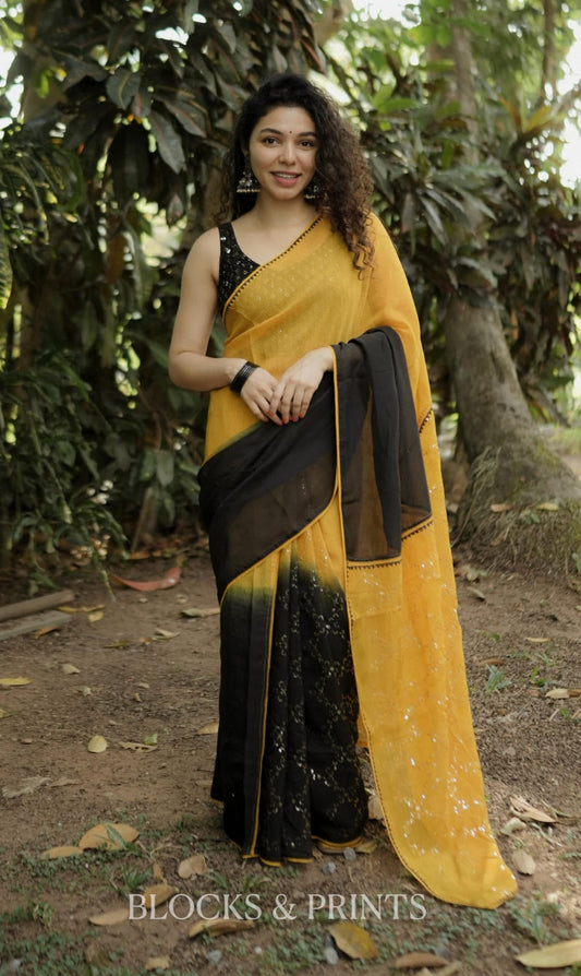 ORGANZA SAREE -(SG70)