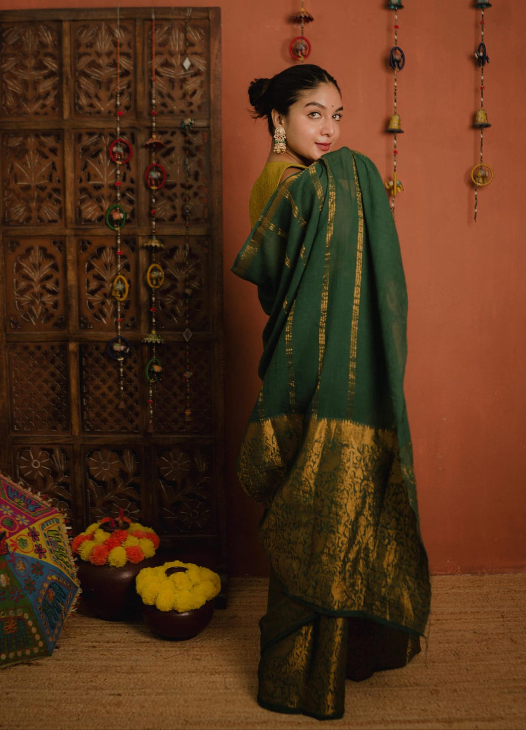 Sungudi Cotton Saree ( CS 35)