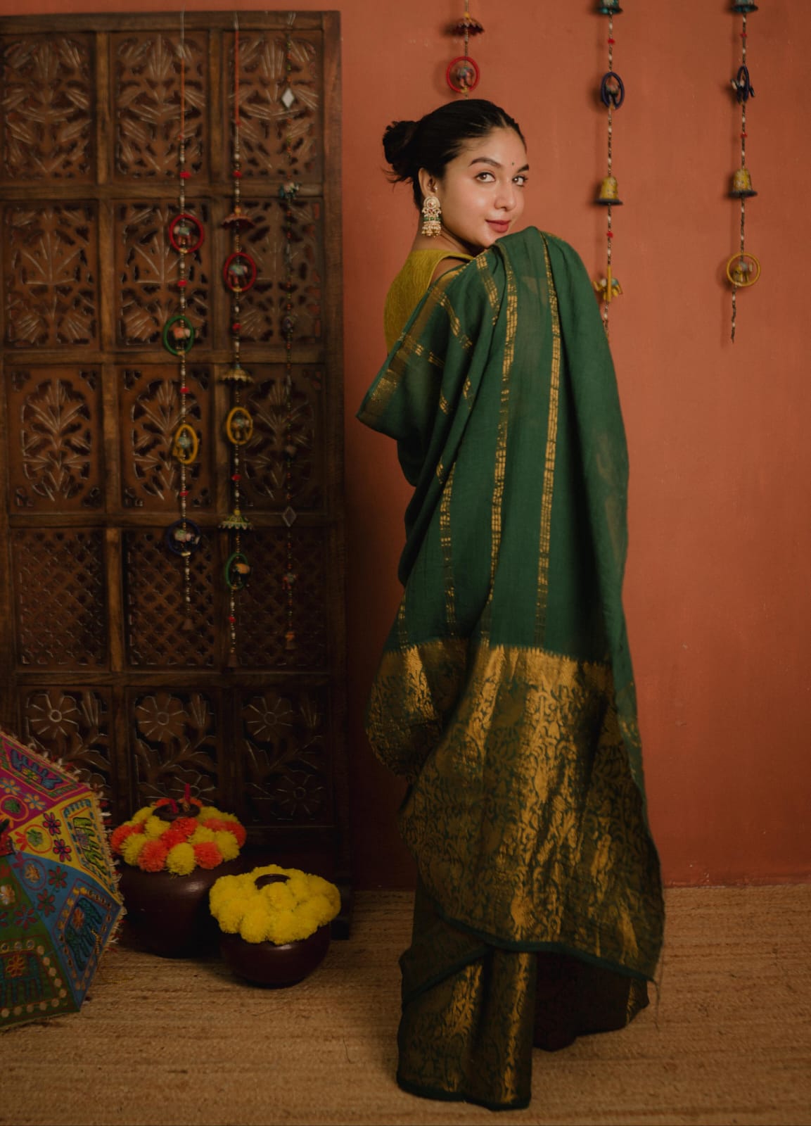 Sungudi Cotton Saree ( CS 35)