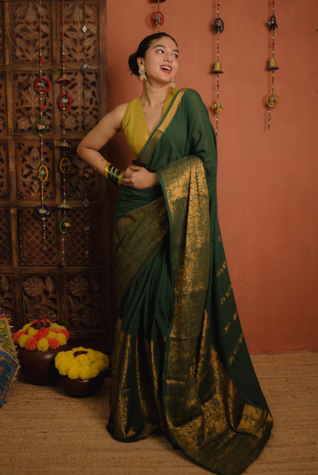 Sungudi Cotton Saree ( CS 35)