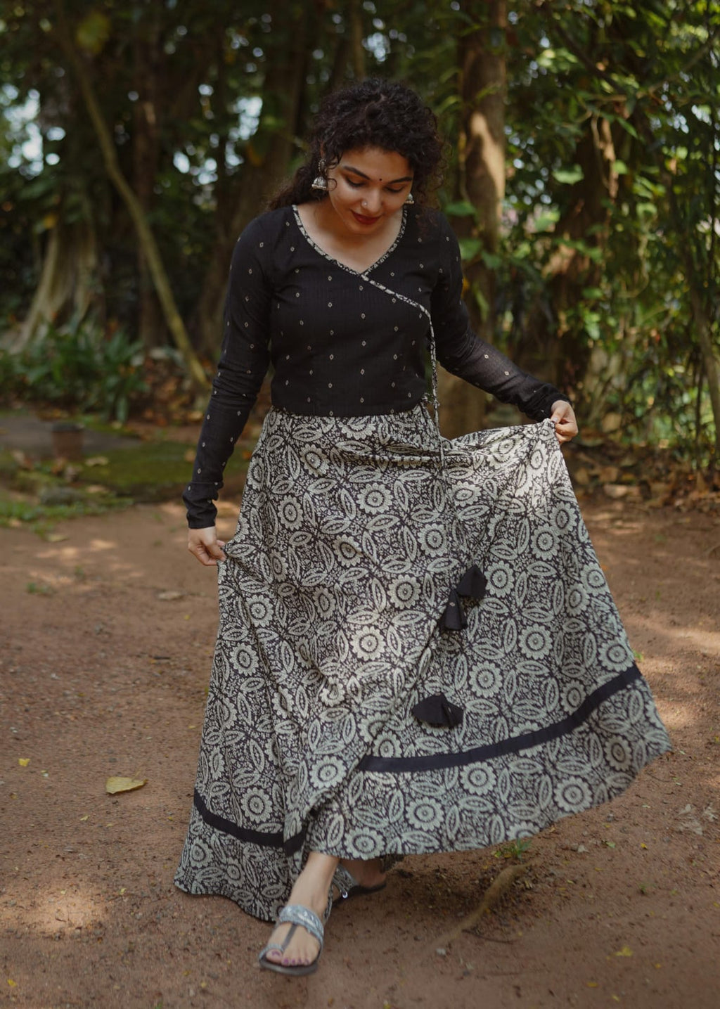 Skirt & Top Set (code-1231bk)