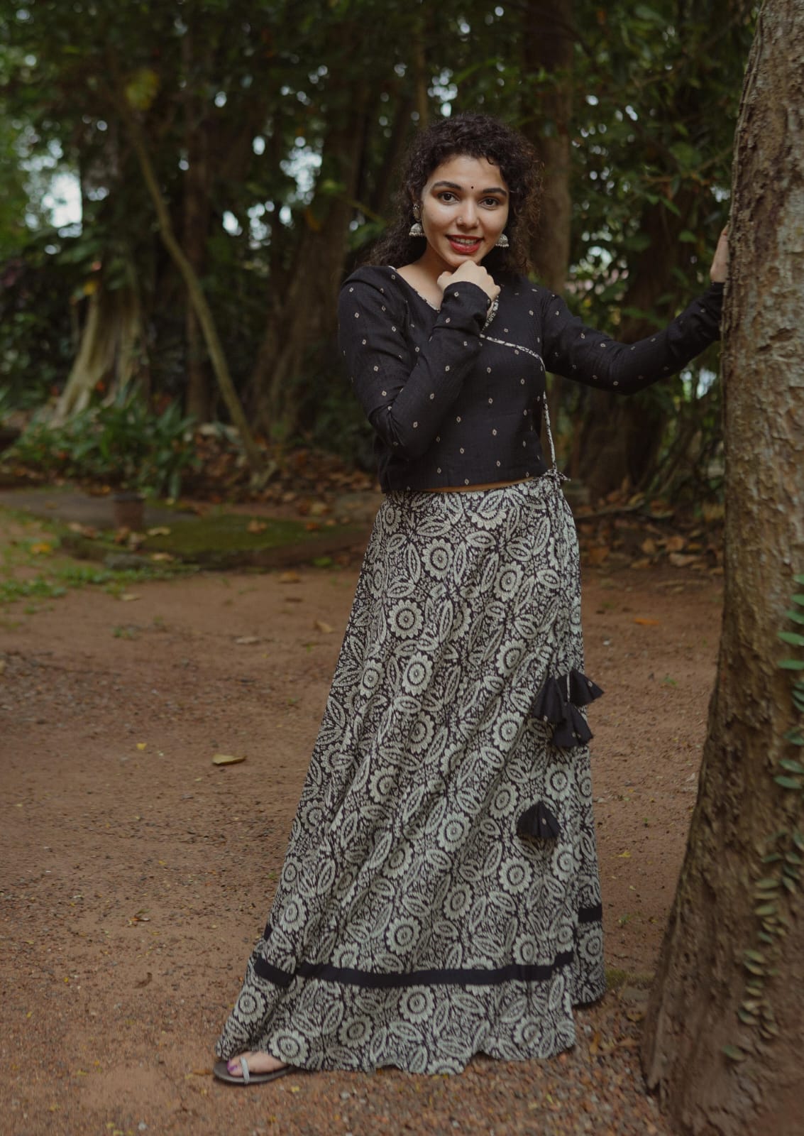 Skirt & Top Set (code-1231bk)
