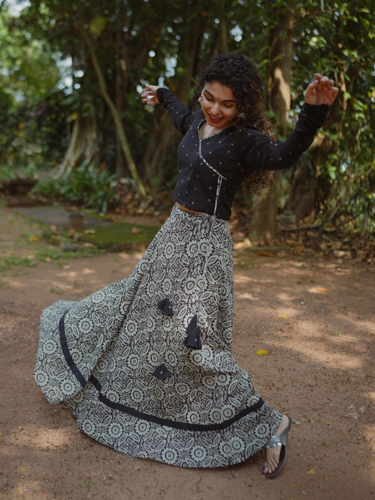Skirt & Top Set (code-1231bk)
