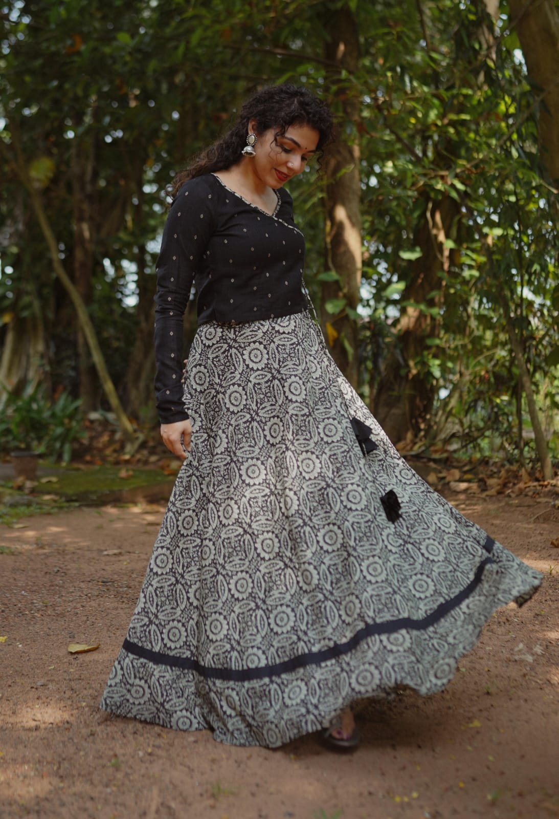 Skirt & Top Set (code-1231bk)