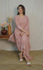Georgette Co-ord Set (code- 1120bk)