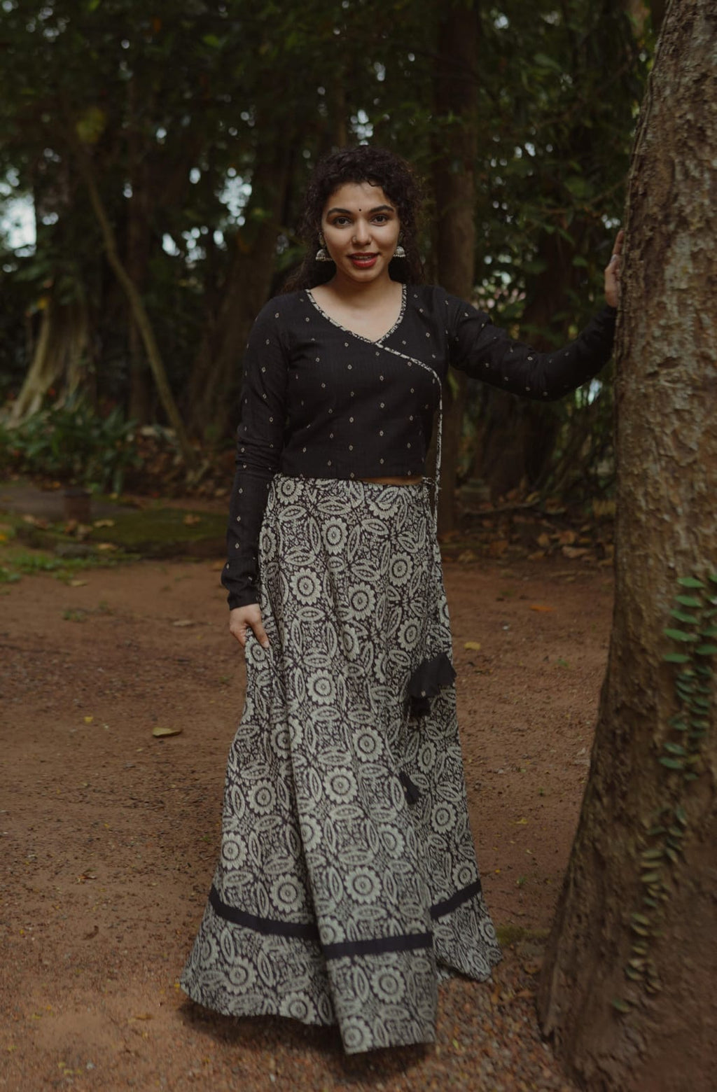 Skirt & Top Set (code-1231bk)