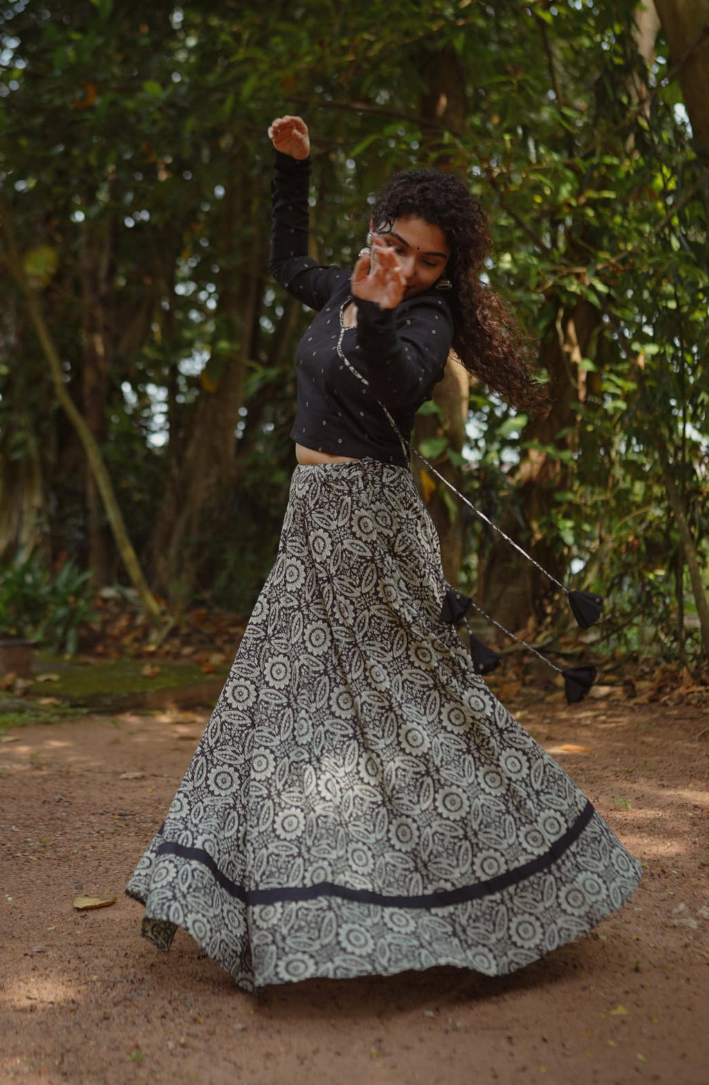Skirt & Top Set (code-1231bk)