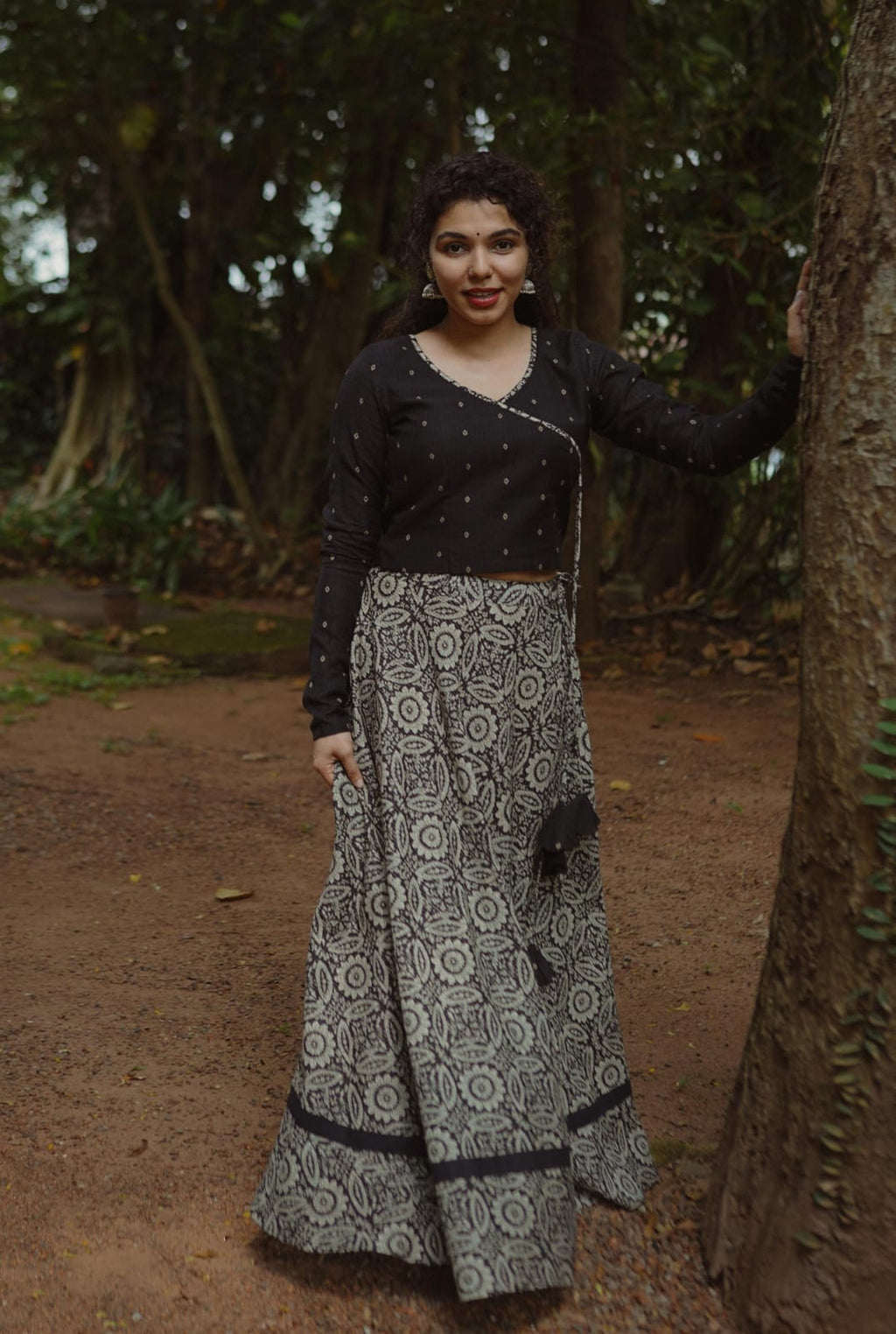 Skirt & Top Set (code-1231bk)