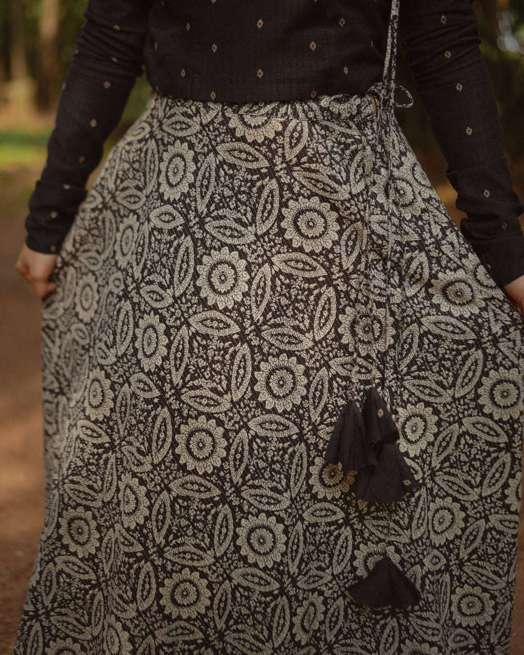 Skirt & Top Set (code-1231bk)