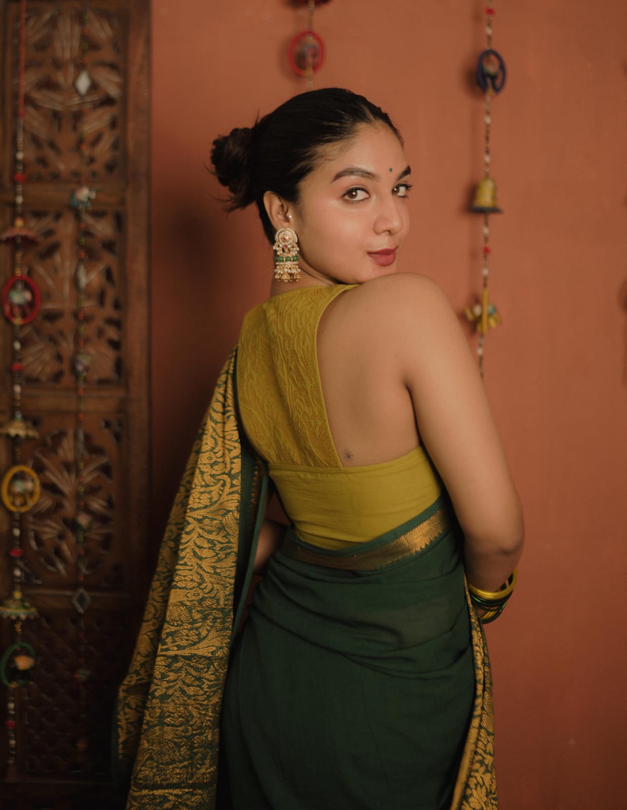 Sungudi Cotton Saree ( CS 35)