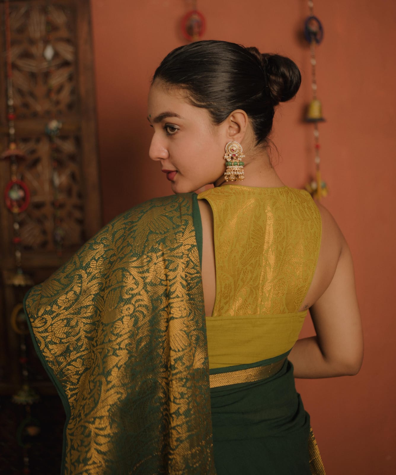 Sungudi Cotton Saree ( CS 35)