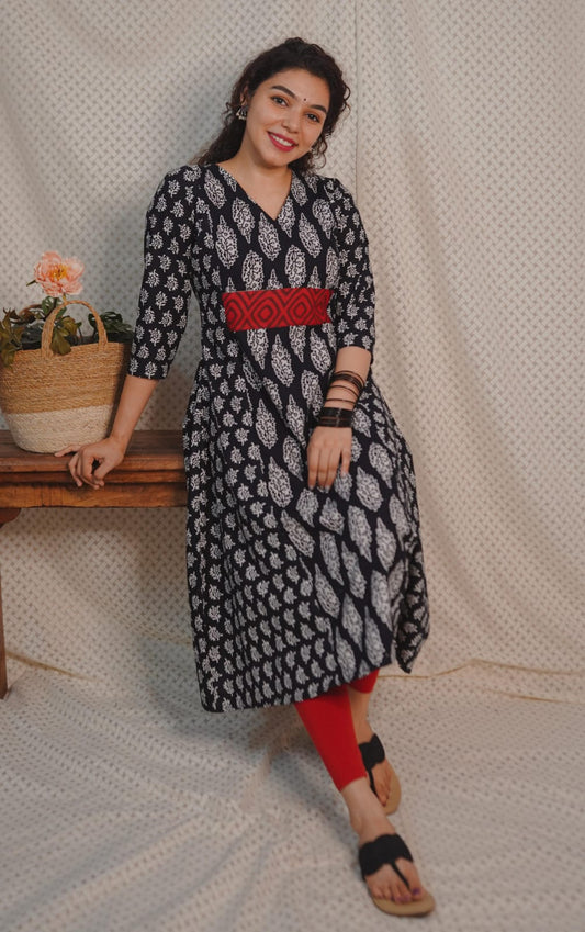 Designer Kurthi (code-1355 bk)