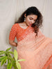 Block Printed Designer Embroidery Saree (KS 24)