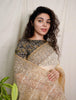 Block Printed Designer Designer Embroidery Saree ( KS 26)