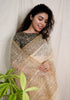 Block Printed Designer Designer Embroidery Saree ( KS 26)