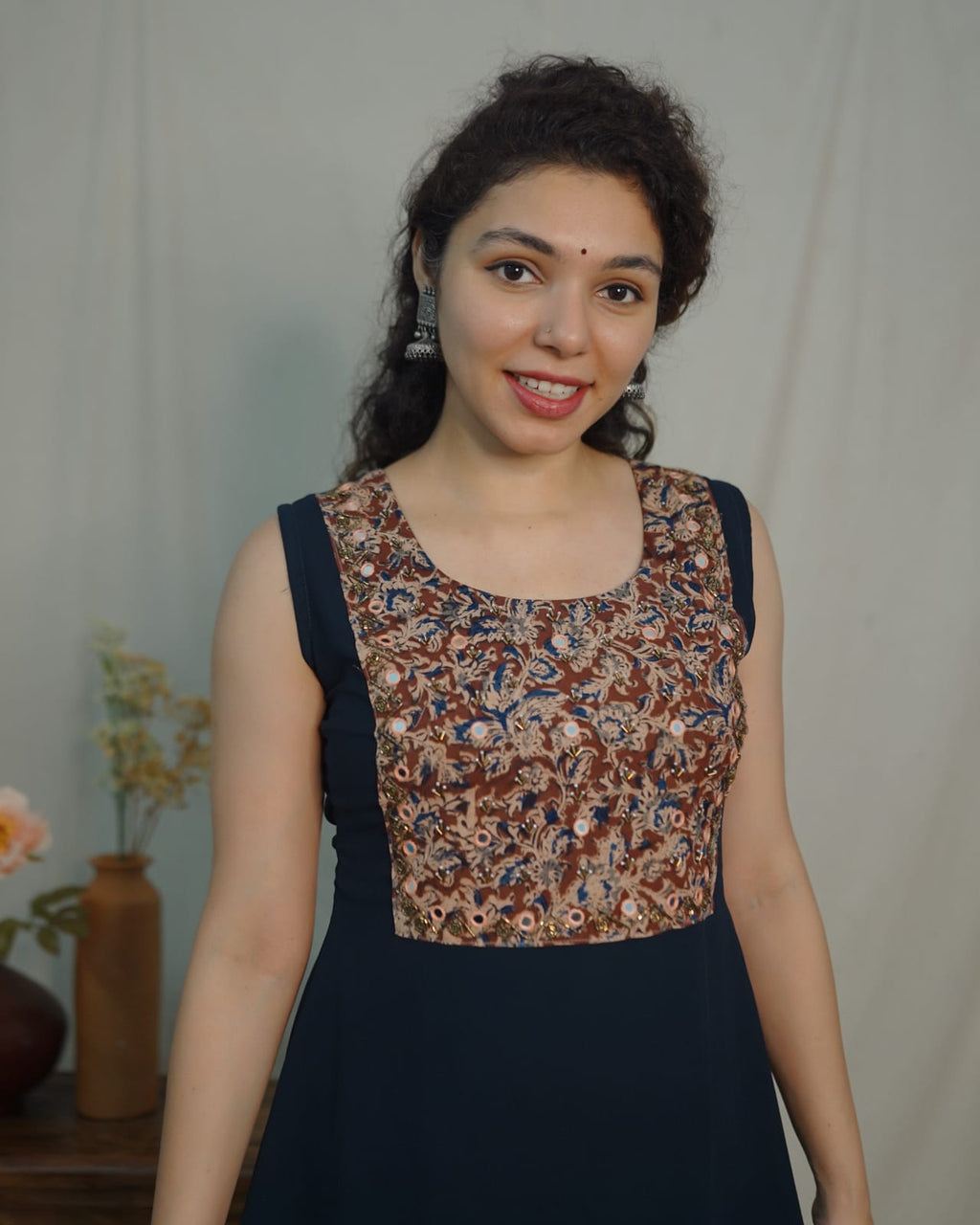 Georgette Jacket Dress (code- 1125bk)