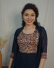 Georgette Jacket Dress (code- 1125bk)