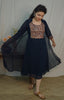 Georgette Jacket Dress (code- 1125bk)