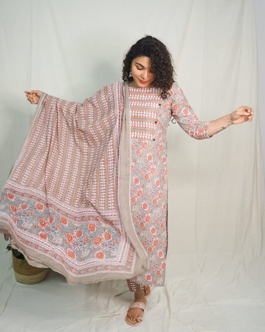 Top, Bottom & Dupatta Set (code-1397bk)