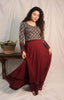 Skirt - Blouse Set (code- 1511 bk)