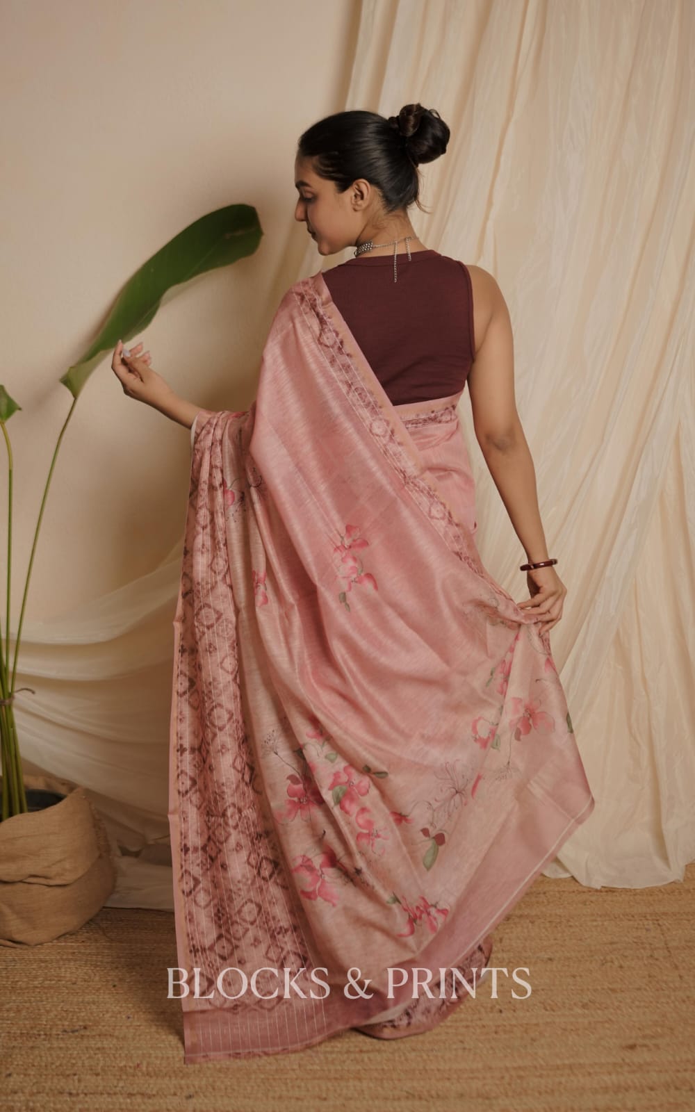 Chanderi Silk Saree (Code - 122 SS)