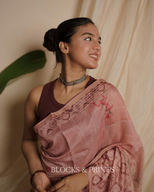 Chanderi Silk Saree (Code - 122 SS)