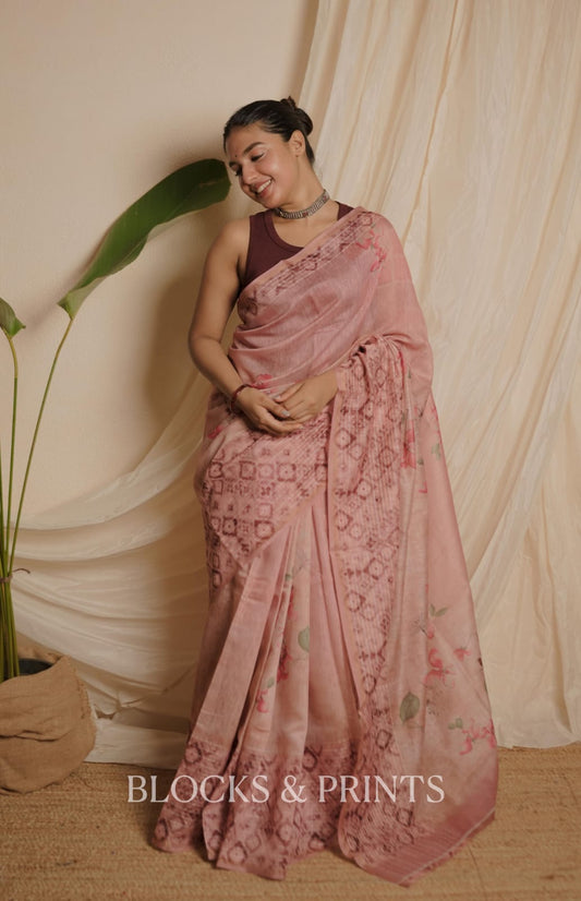 Chanderi Silk Saree (Code - 122 SS)