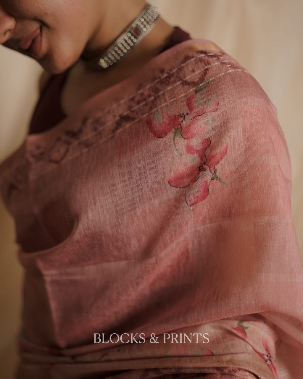 Chanderi Silk Saree (Code - 122 SS)