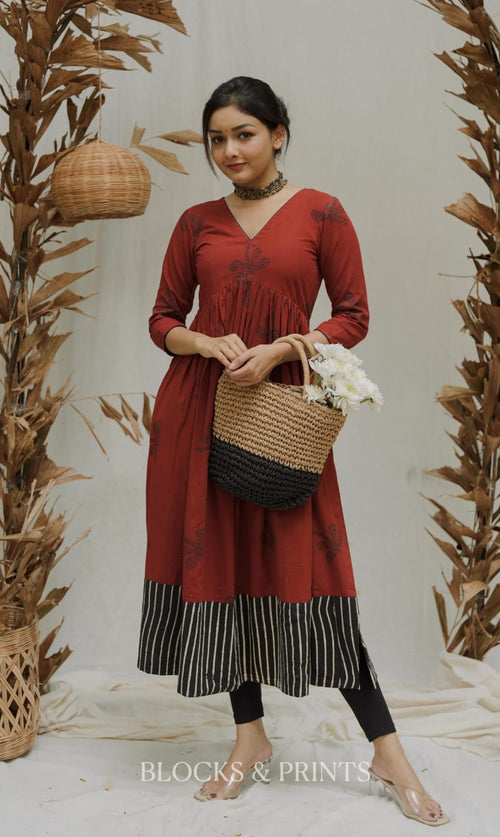 Designer Kurthi (Code - 2085 BK)