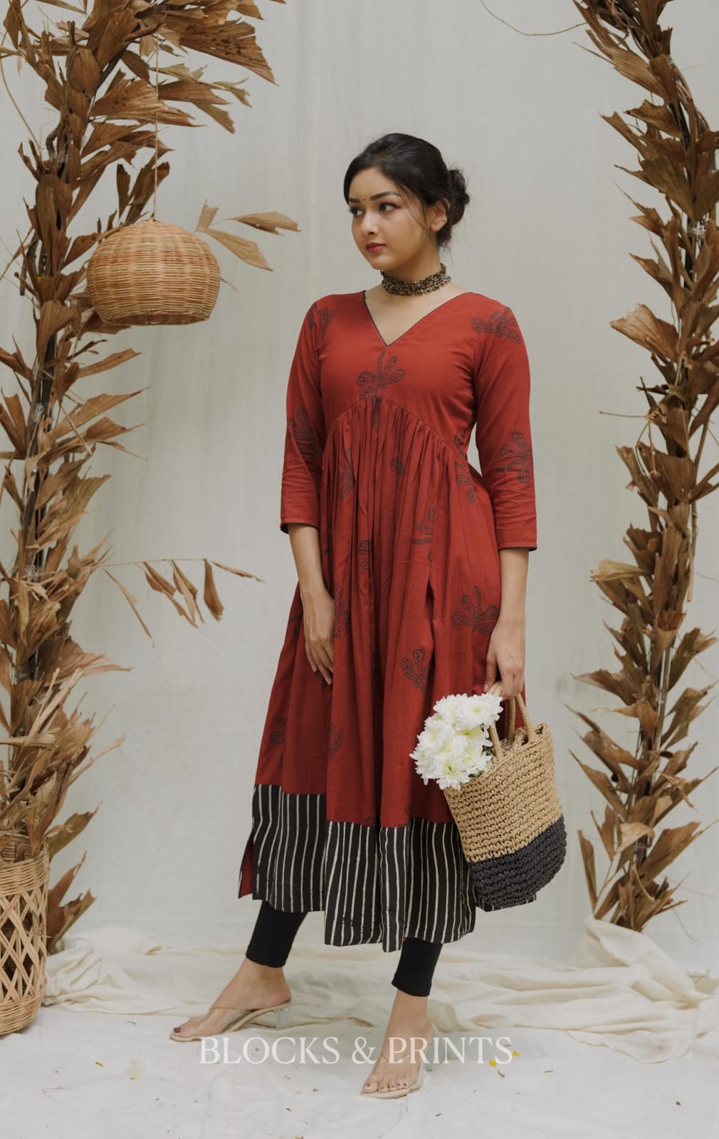 Designer Kurthi (Code - 2085 BK)