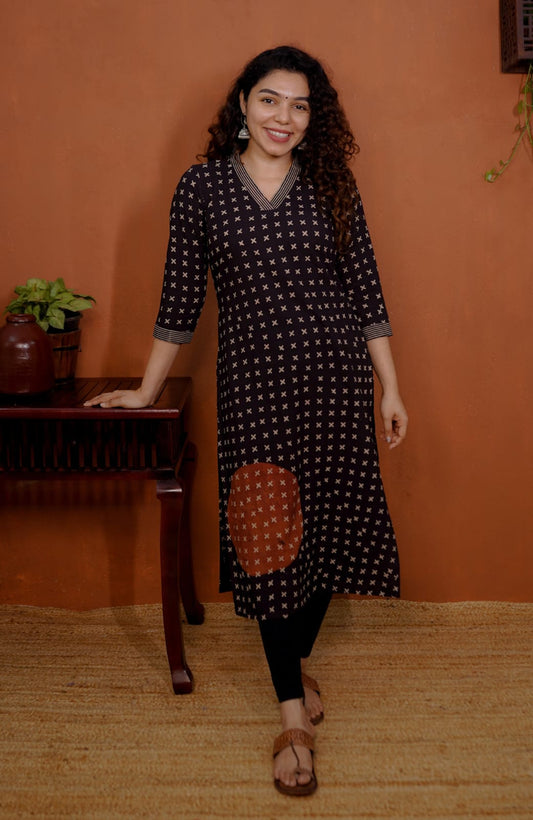 Designer Kurthi (Code-1671 BK)