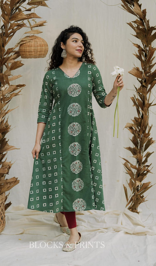 Designer Kurthi (Code - 2073 BK)