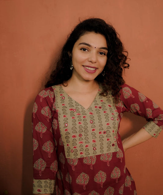 Designer Kurthi (Code - 1786 BK)