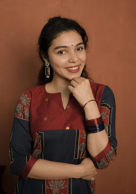 Designer Kurthi (Code -1869 BK)