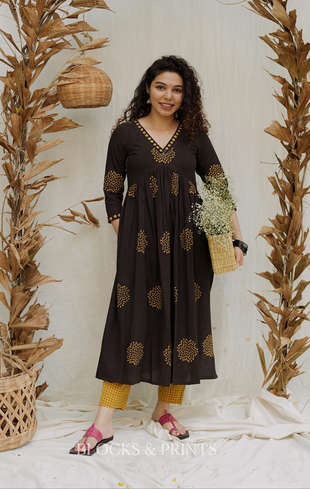 Co-ord Set (Code - 2076 BK)