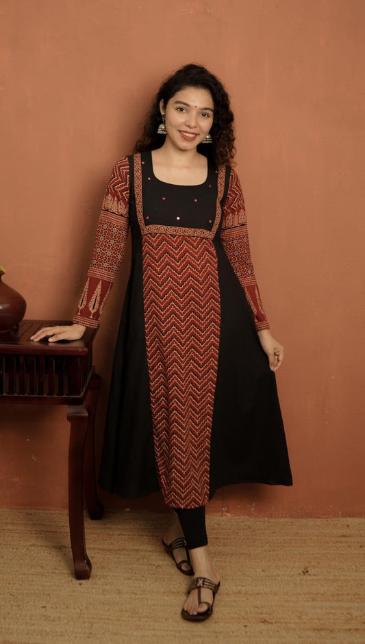Designer Kurthi (Code - 1875 BK)