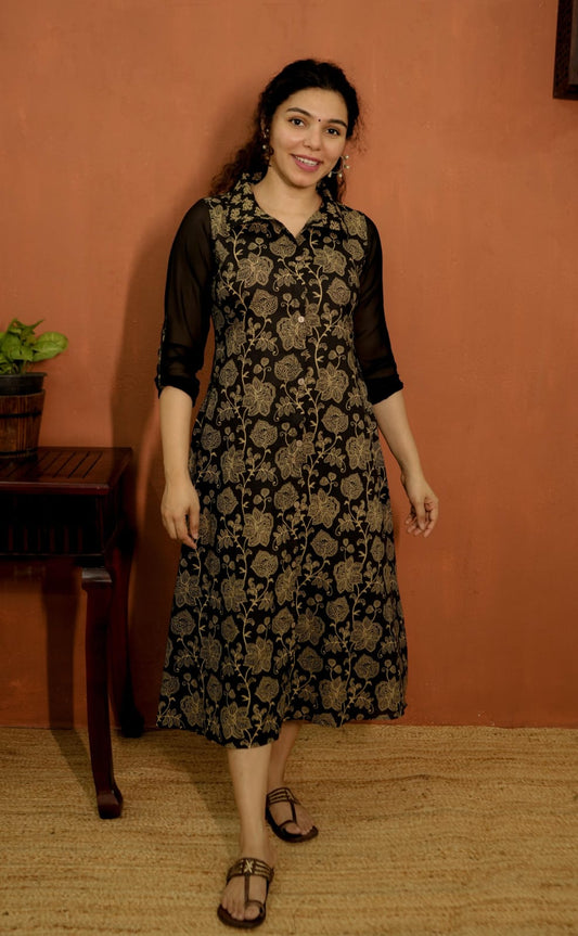 Designer Dress (Code-1694 BK)