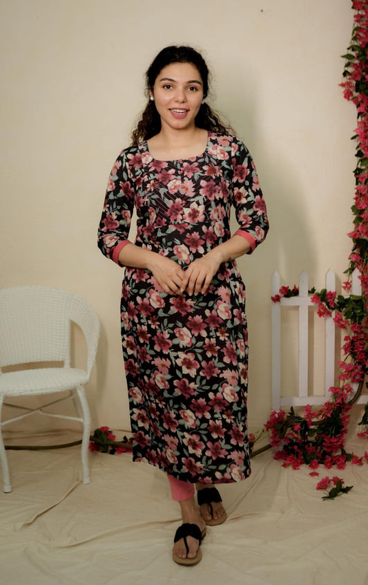 Designer Kurthi (Code-1714 BK)