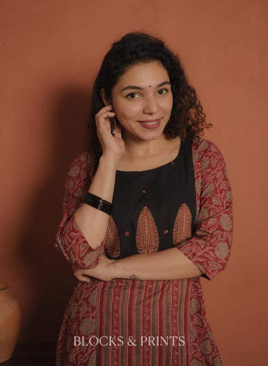 Designer Kurthi (Code - 2067 BK)