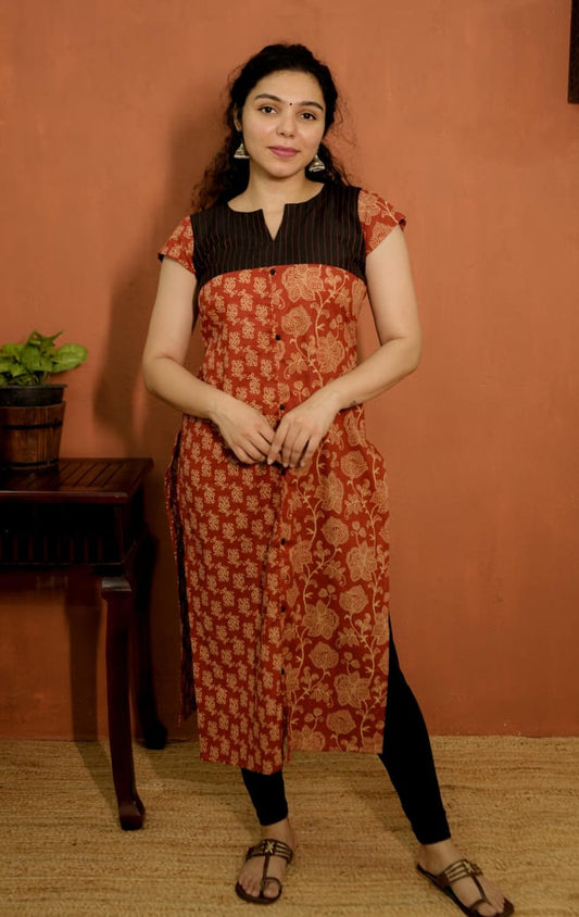 Designer Kurthi (Code -1722 BK)
