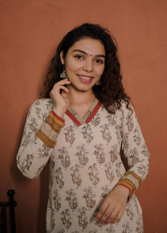 Designer Kurthi (Code -1831 BK)
