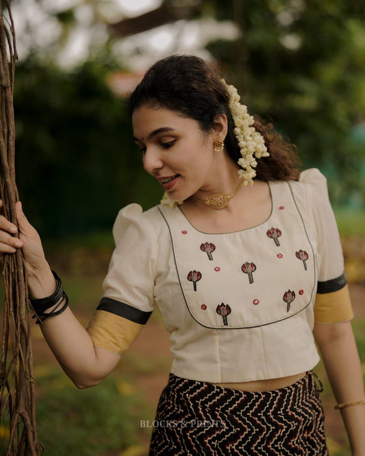 Skirt & Blouse Set (Code - 1851 BK)