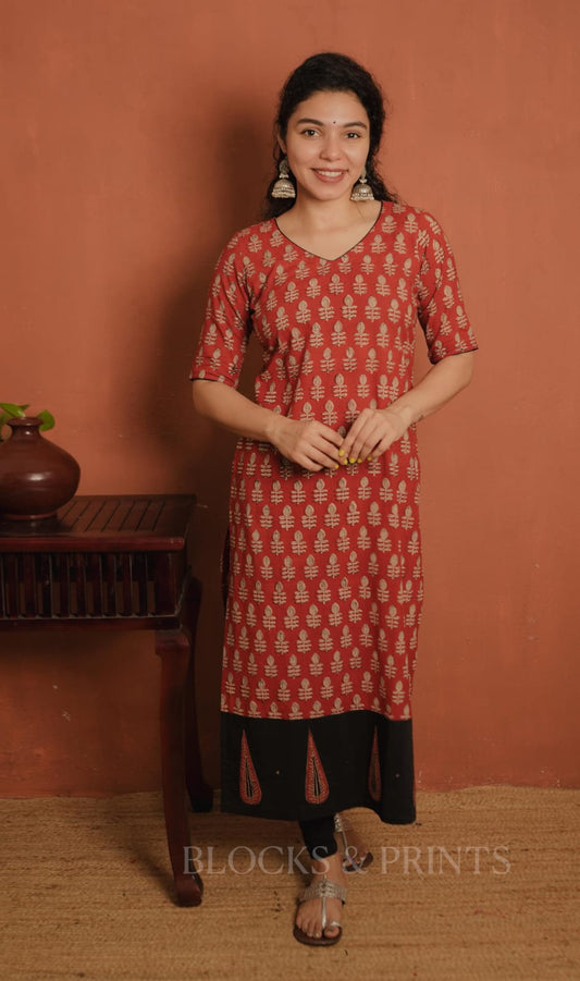 Designer Kurthi (Code - 1949 BK)