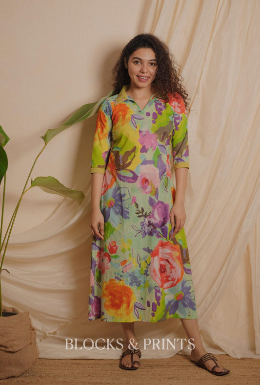 Designer Dress (Code - 1977 BK)